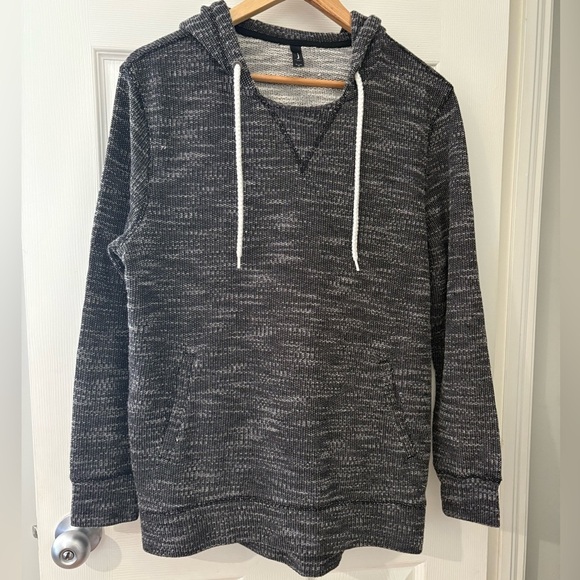 Jess heathered grey pullover hoodie size XL with pockets cotton blend - Picture 1 of 9